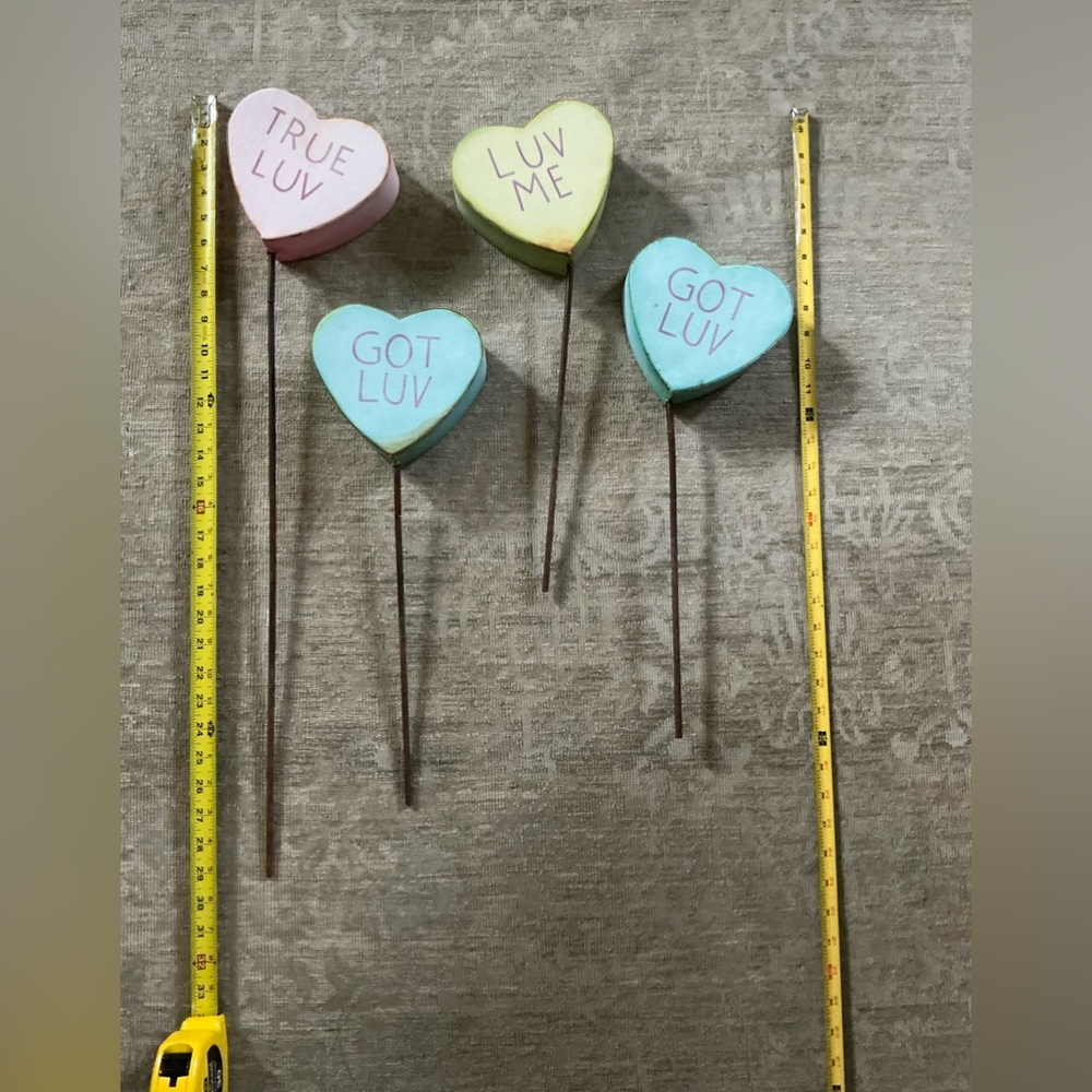 Valentines Decorations-Metal Hearts for Indoor/Outdoor Use